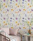 Watercolor Wild Flower Wallpaper