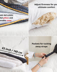 MINICAMP C-Shape Nursing & Comfort Pillow - Organic Cotton, Multi-Use Support for Pregnancy & Sleep by Minicamp at brixbailey.com