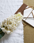 White Spear Hydrangea Faux Flower Stem