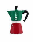 Bialetti Moka Express Tricolore Italia Stovetop Coffee Maker