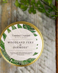 Woodland Fern & Oakmoss Candle in a Matt Gold Tin