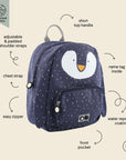 Kids' Adventure Backpack – Padded, Water Repellent & Zippered by Trixie Baby at brixbailey.com