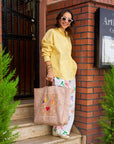 LEO Quilted Maxi Tote Çanta - AMOUR