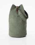 Light Green Upcycled Fabric Bag