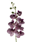 Pack of 6 x Artificial Flowers Phalaenopsis Orchid Purple Stem 100cm-2