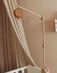 Wooden baby mobile arm fixed-8