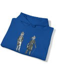 Graphic Print Unisex Hooded Sweatshirt