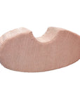 Bean Shaped Velvet Foam Play Module in Powder Rose