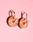 Jammy Heart Hoop Earrings