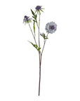 Soft Blue Scabious Artificial Flower Stem