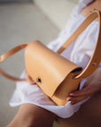 Handmade Estonian Leather Clutch – Vegetable-Tanned Elegance by Mirgoods at www.brixbailey.com