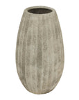 Medium Olpe Vase in Light Grey Ceramic