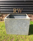 Vintage Galvanised Trough Planter / Herb Garden /Raised Bed Pond /Plant Pot D