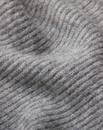 Natural Baby Alpaca and Merino Wool Light Fisherman's Rib Scarf