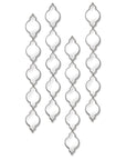 Elegant Silver Quarterfoil Hanging Mirror | Stylish Decor