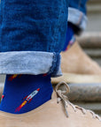 Rocket Ship Bamboo Socks