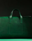 Model Briefcase in Moss Green