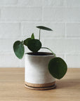 Handmade ceramic planter - Eggshell white