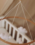 Handmade Clouds baby mobile-9