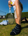 Black Performance Trainer Socks