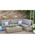 Outdoor Corner Set in Beige for Sociable Lounging