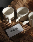 Gesture Ceramic Cups– Handmade Porcelain Coffee Cup (Rock-Paper- Scissors set)