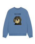 Comfy, Cozy, & Cute: The Wire Haired Dachshund Oversized Sweatshirt"