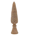 Large Pinecone Sculpture Nature Inspired Decor