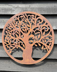 Rusty Tree Of Life Garden Decoration