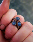 Blue Kyanite Ring – Electroformed Copper | Handmade by Blackbird & Sage