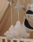 handmade space baby mobile