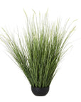 Large Artificial Onion Grass in Decorative Pot