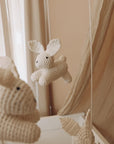 Handmade Crochet Bunny baby mobile-6