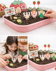 Fairy Gardening Kit for kids | Sensory Play set with Apron,Tray, Shovel, Fairies, Soil & Seeds | The Playmakers Co