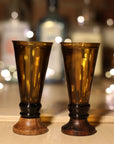 Amber Glass Shooters (Set of Two)-3