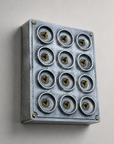 12 Gang 2 Way Cast Aluminium Industrial Toggle Switch Light Panel