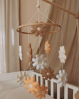 Handmade Flowers baby mobile-1