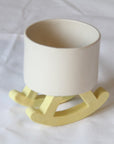 Yellow Rocky Chair Whisky Cup