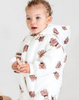 The Bear Puffer Suit with Hood