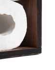 Free Standing Wooden Toilet Paper Holder