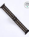 The Ebony: Vegan Apple Watch Strap
