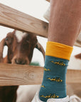 Yellow Digger Bamboo Socks