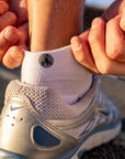White Performance Trainer Socks