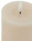 Taupe Melt Effect LED Wax Candle