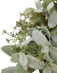 Cozy Winter Wreath with Lambs Ear and Wax Flower