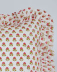 Pink Flower Cushion Cover
