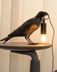 NNETM 1pc Gothic LED USB Crow Lamp - With Antique Metal Claw-3