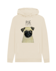 Pug or Snorty Potato? Men's Hoodie – Cozy, Funny, & Pug-tastic!