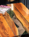 Handcrafted Live Edge River Coffee Table | Unique Wood Design