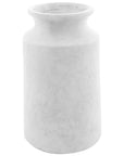 Handcrafted stone ceramic vase, 31cm tall, neutral tone with clean lines for modern or traditional decor. by Sostter at brixbailey.com